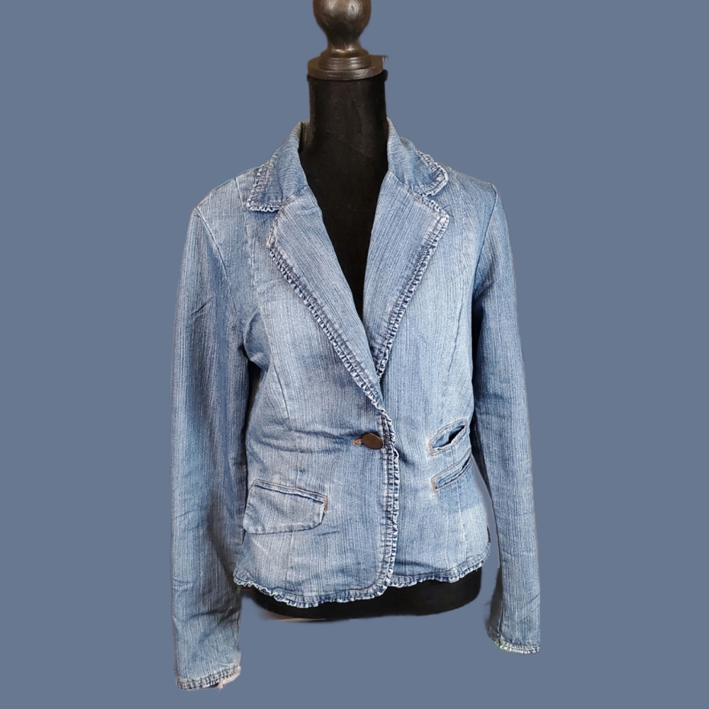 Vintage Women Blue Jean 💙 Jacket